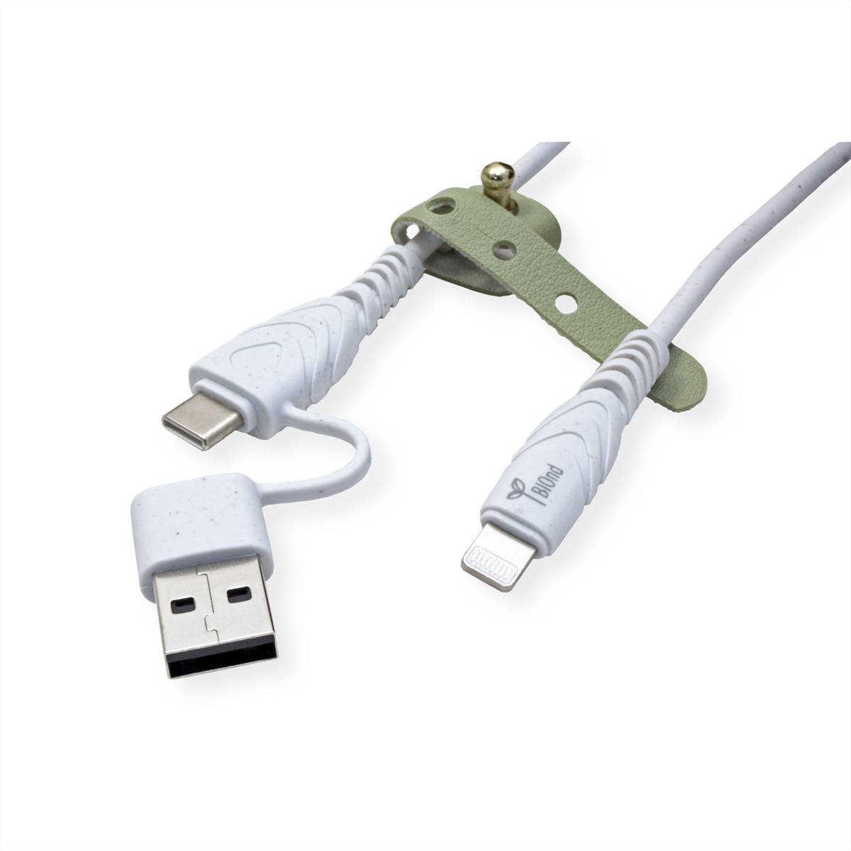 BIOnd USB kábel konektor rj45 1.20 m biela BIO-CT-IP-3