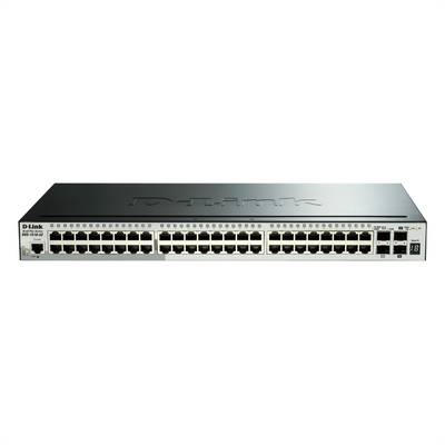 D-Link DGS-1510-52XMP/E sieťový switch RJ45 / SFP + 48 + 4 porty 176 Gbit/s funkcia PoE