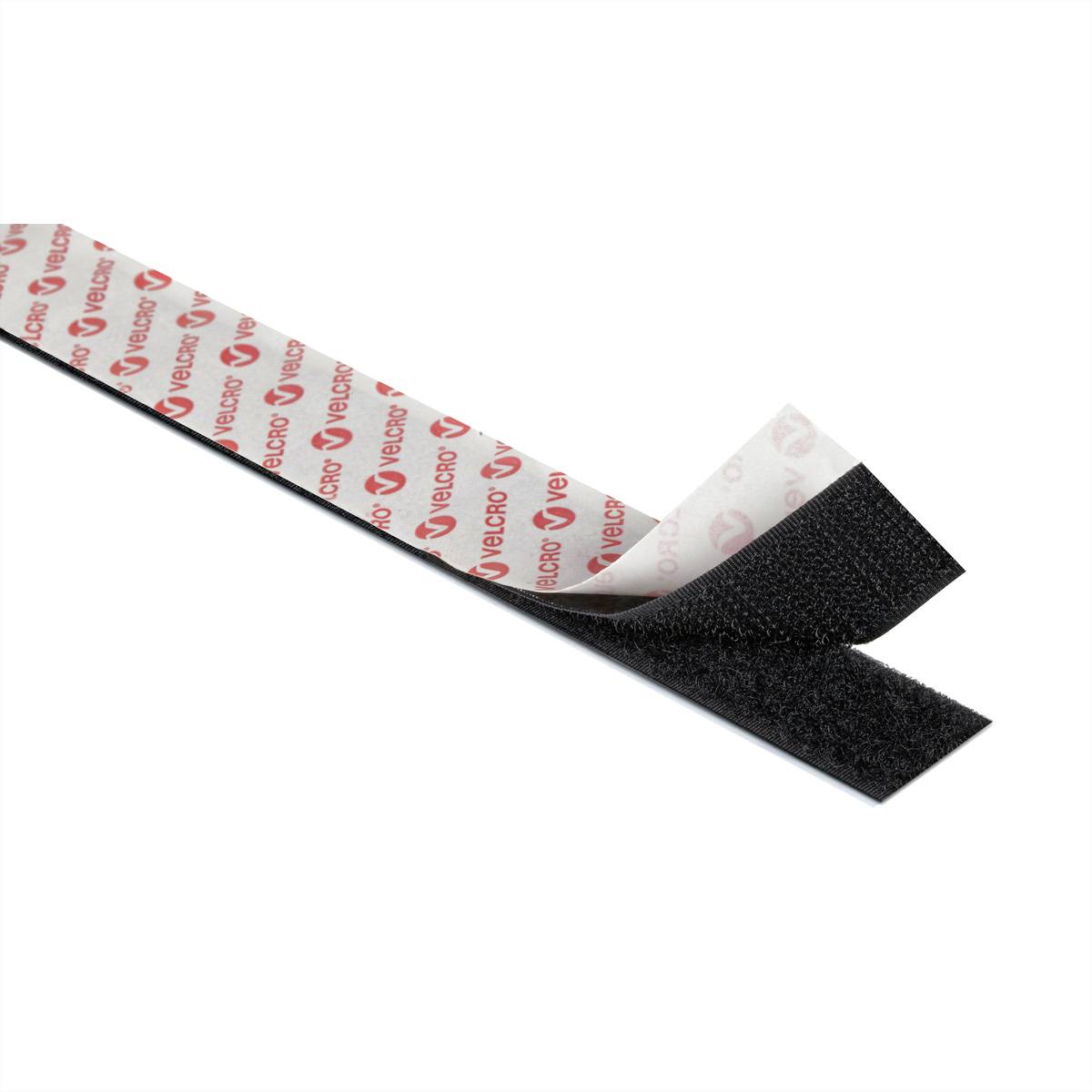 VELCRO® VELCRO - je25m Haken-&Flauschbd Schwz VEL-PS20000 pásik so suchým zipsom čierna 1 ks-1