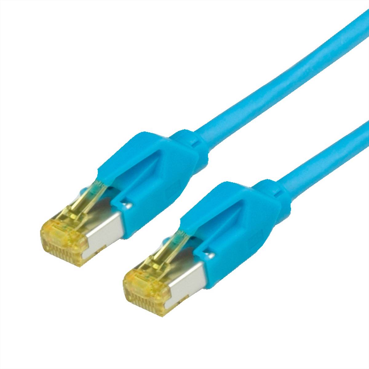 Secomp 21.05.9524 RJ45 sieťové káble, prepojovacie káble CAT 6A S/FTP 2.00 m modrá dvojžilový tienený, bez halogénov, sa-0