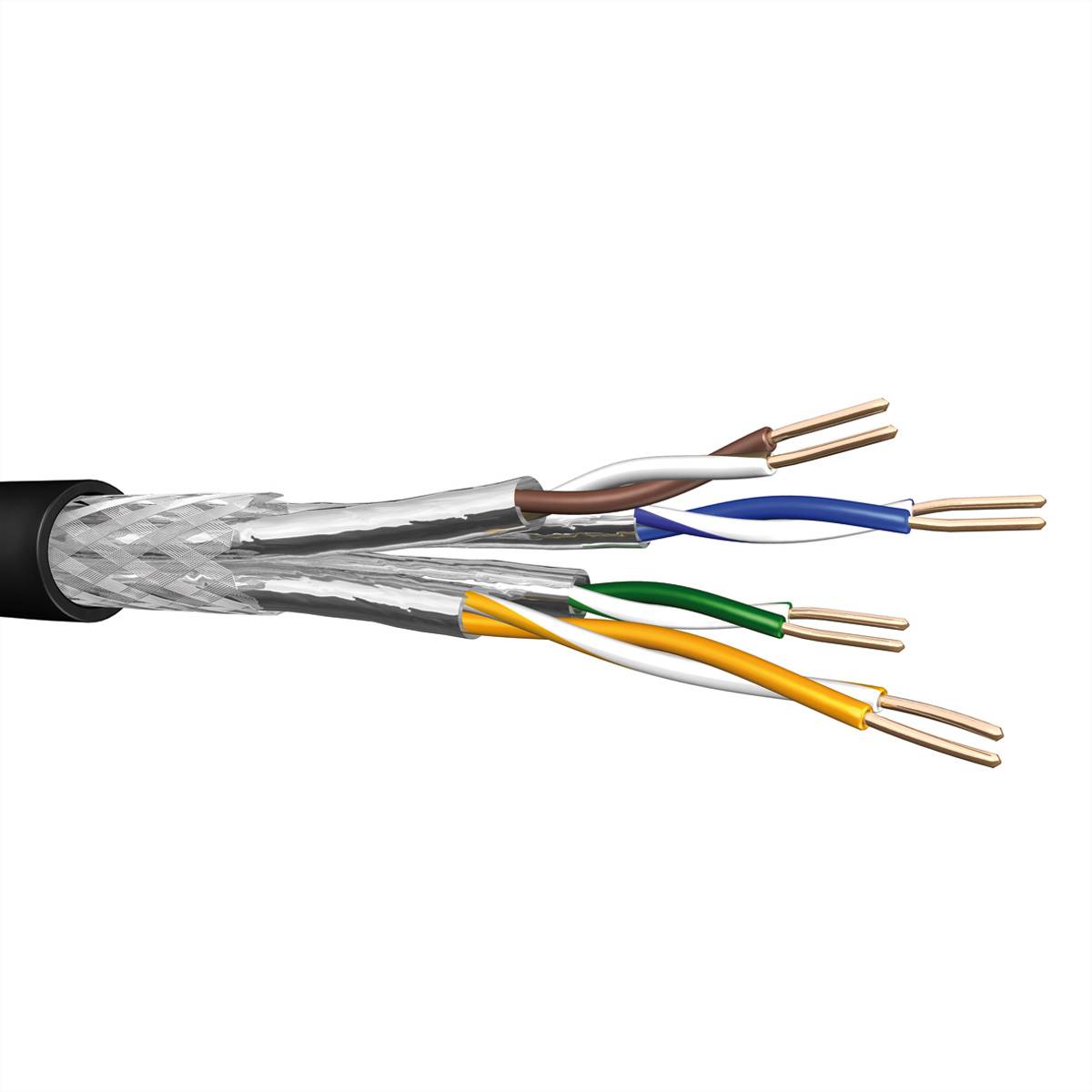 DRAKA Draka UC900 SS23 PE - Bulkkabel - SFTP - CAT 7 1001087 instalační kabel, CAT 7, S/FTP, 1 ks-0
