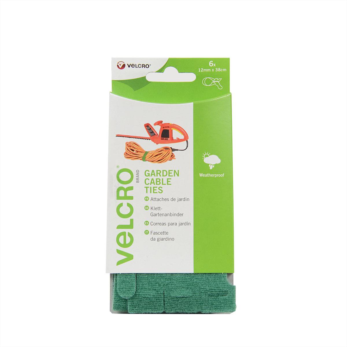 VELCRO® VELCRO® ONE-WRAP® wiederverwendbare Klet pásik so suchým zipsom zelená 1 ks-1