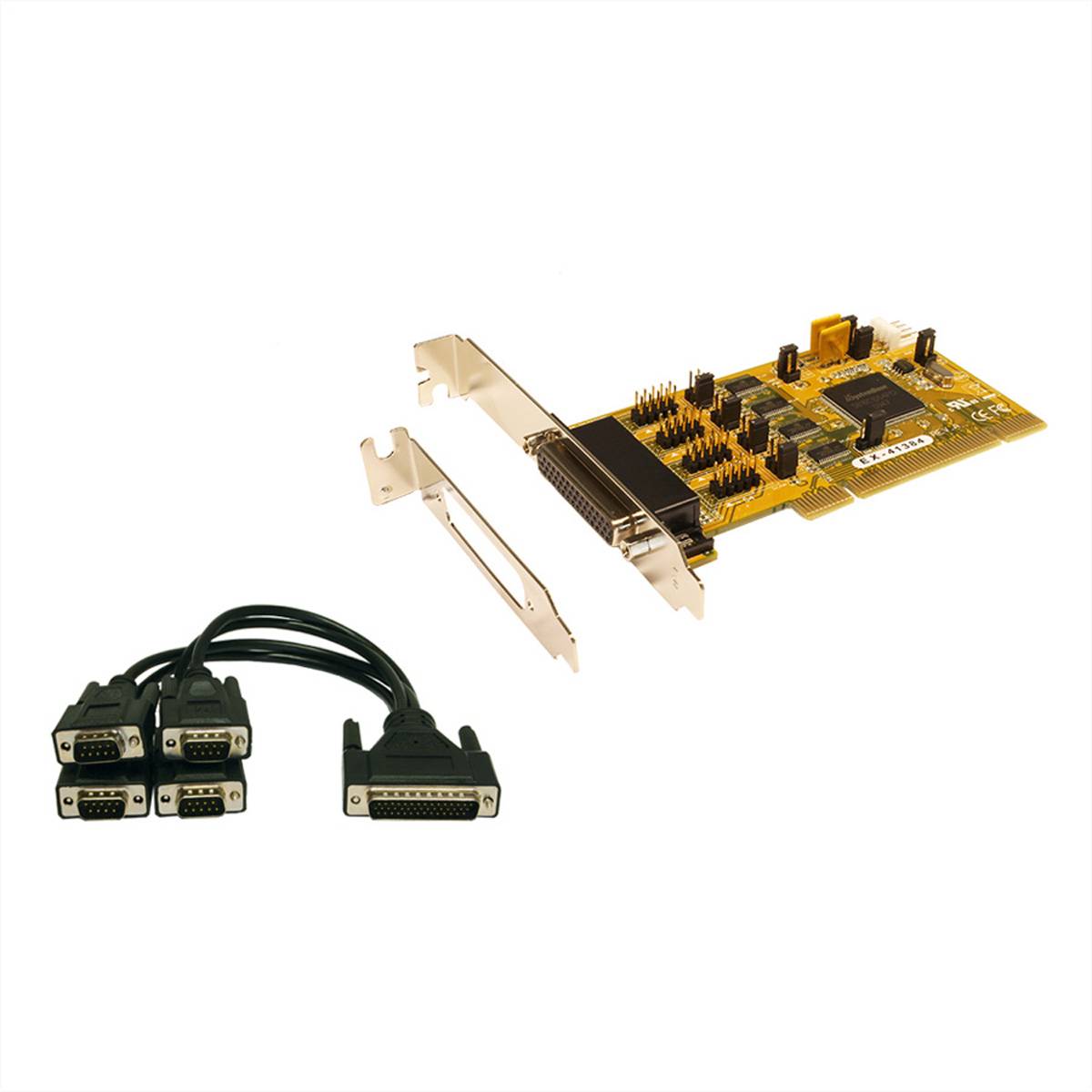 Exsys EXSYS EX-41384 4 Port RS232 seriell PCI PCI karta-0