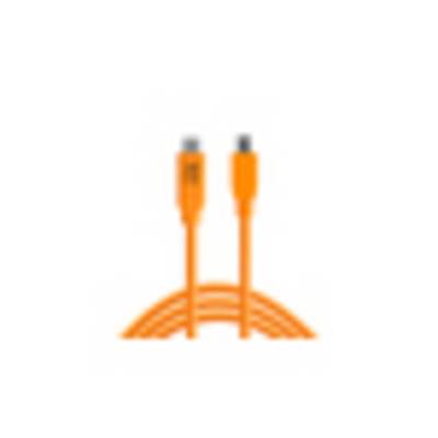 Tether Tools USB kábel USB 2.0 USB-C ® zástrčka, USB Micro-B zástrčka 4.60 m oranžová CUC2515-ORG