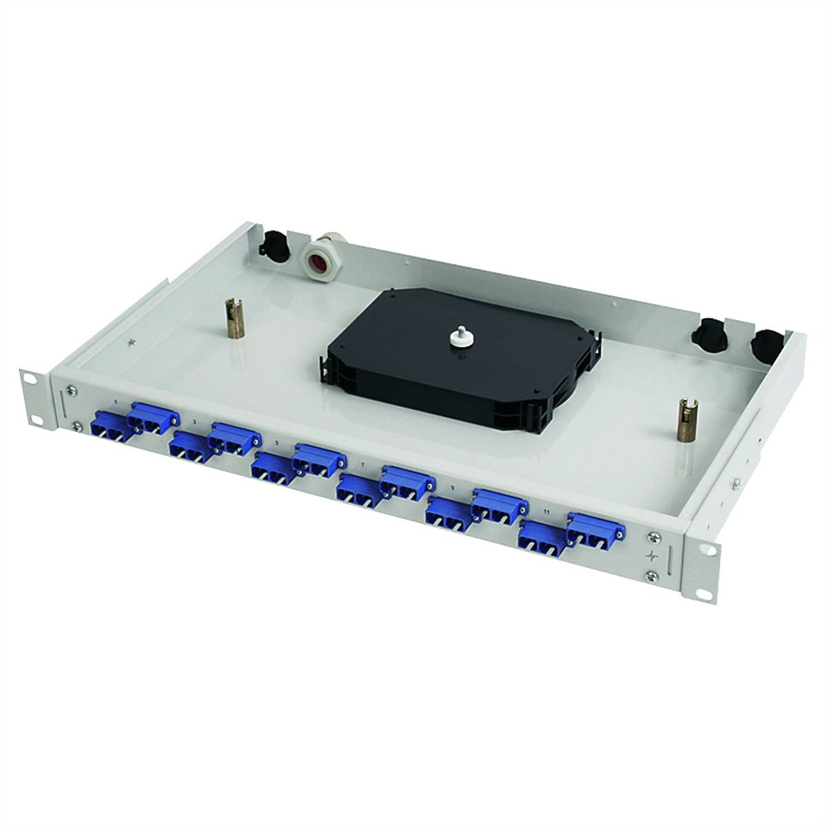 Teleg&auml;rtner H02030T0590 483 mm (19) Glasvezel 1 HE Grijs