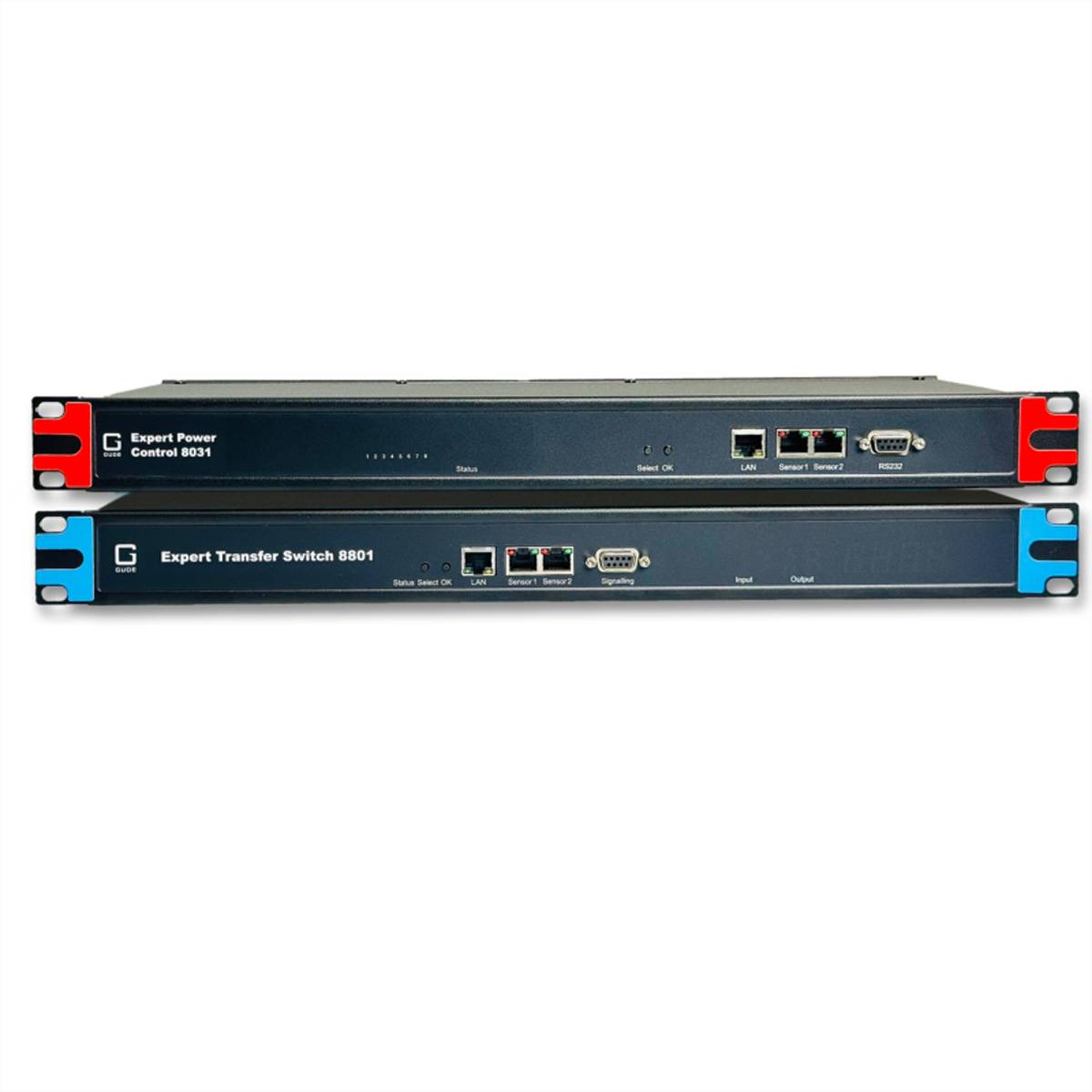 GUDE GUDE - 7920 19z-Frontetiketten rot/blau 2xrot 2xblau 1 ks-1