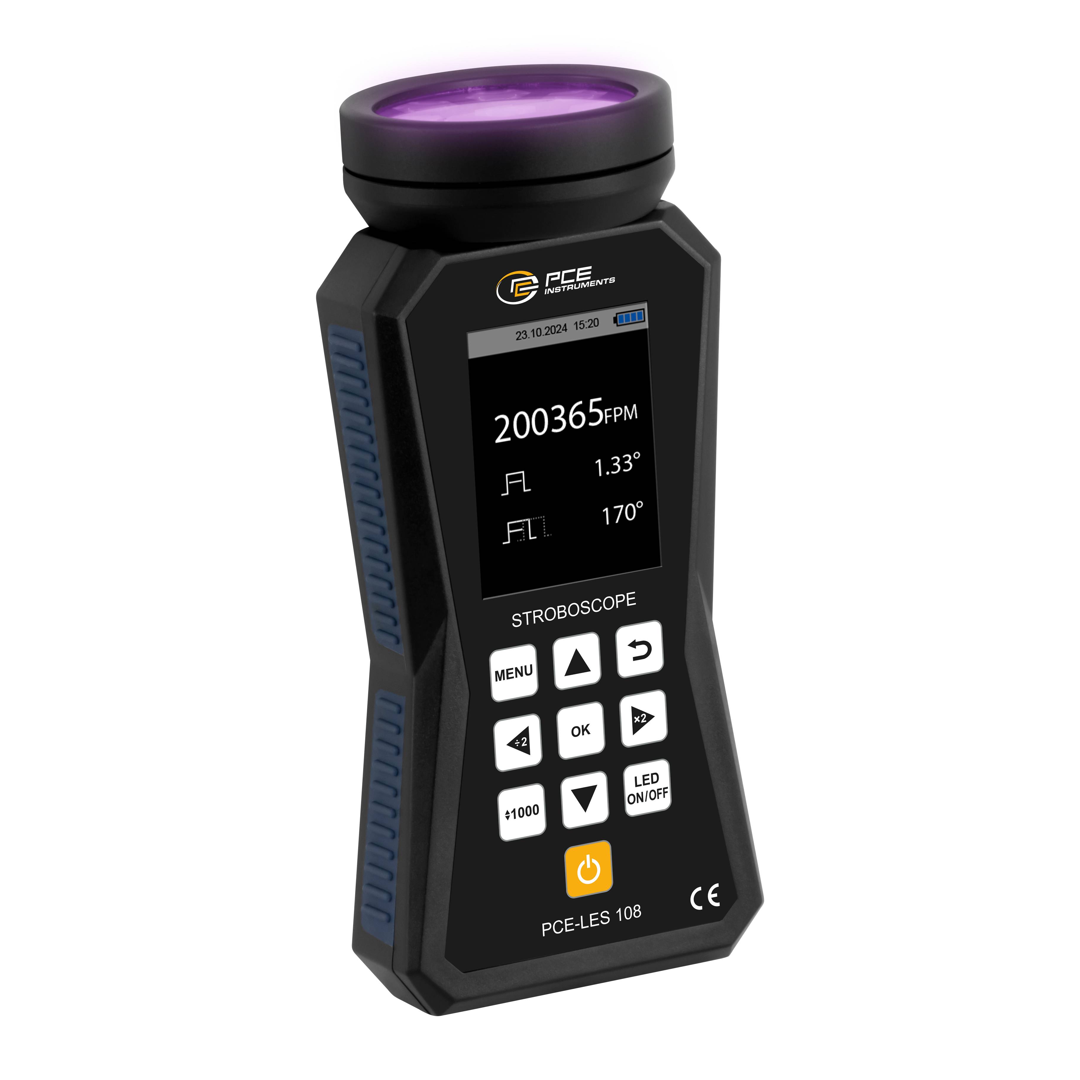 PCE Instruments PCE-LES 108UV-365 LED-stroboscoop Aantal LEDs: 8 stuk(s) Blacklight (UV)