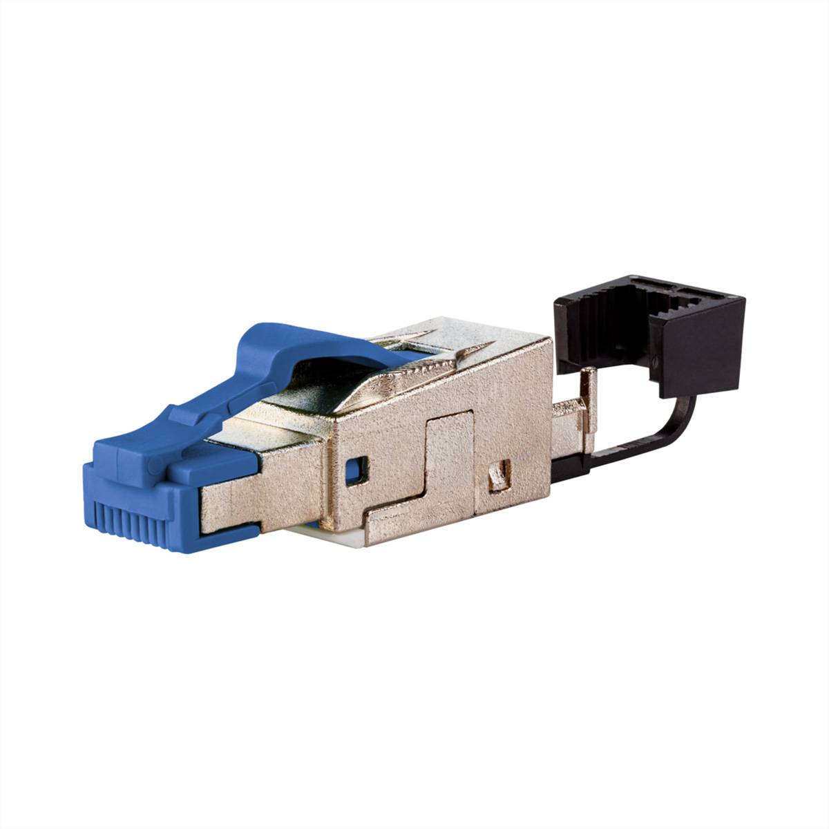 Metz Connect Verlegekabel  40G RJ45 field plug PRO blauw 130H405032-E Blauw 1 stuk(s)