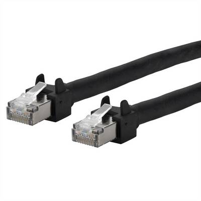 Metz Connect 13084F2000-E RJ45 sieťové káble, prepojovacie káble CAT 5e S/UTP 2.00 m čierna možno použiť pre vlečenie, k-0