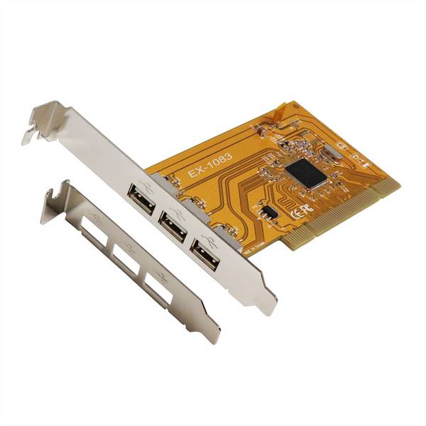 Exsys Exsys EX-1083 - USB-Adapter - PCI Low-Profile  PCI karta