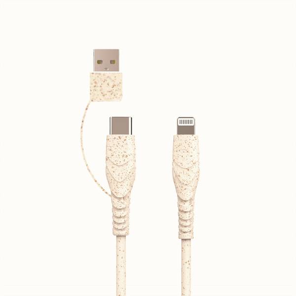 BIOnd USB kábel konektor rj45 1.20 m biela BIO-CT-IP