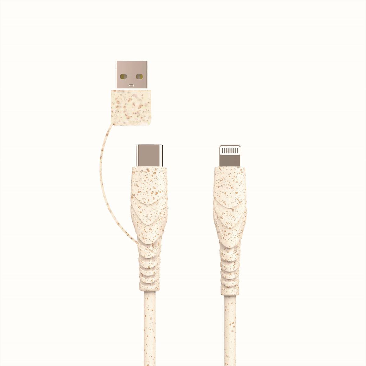 BIOnd USB kábel konektor rj45 1.20 m biela BIO-CT-IP-0