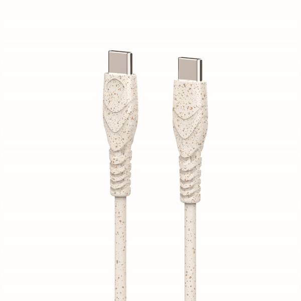 BIOnd USB kábel USB 2.0 konektor rj45 2.00 m biela recyklovateľné BIO-20-TT