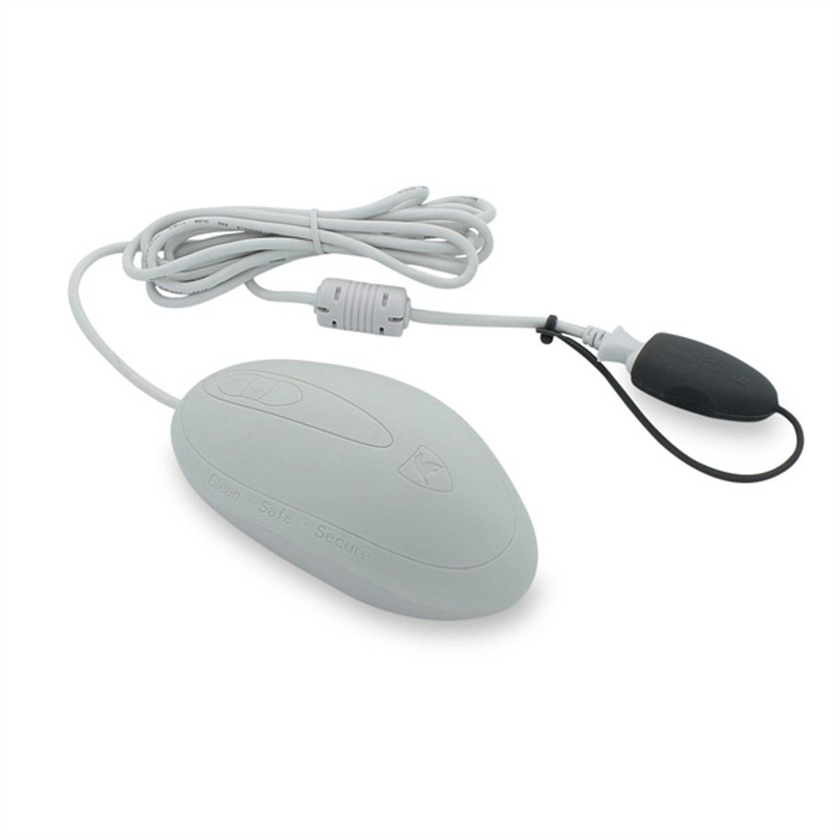 Sealshield SEAL SHIELD Scroll Wheel Mouse white SSW Muis USB Optisch Wit 5 Toetsen 800 dpi Stof- en waterdicht (IP68)