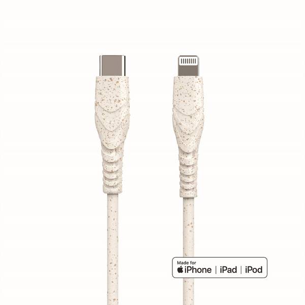 BIOnd USB kábel konektor rj45 1.50 m biela plášť kábla z recyklovaného materiálu BIO-12-TMF