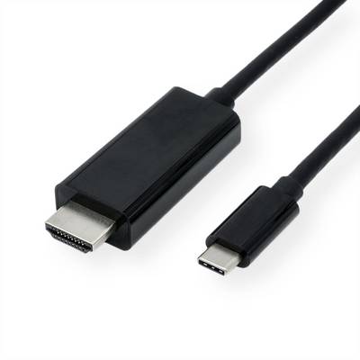 Secomp S3731 USB-C® káblový adaptér čierna 2.00 m-0