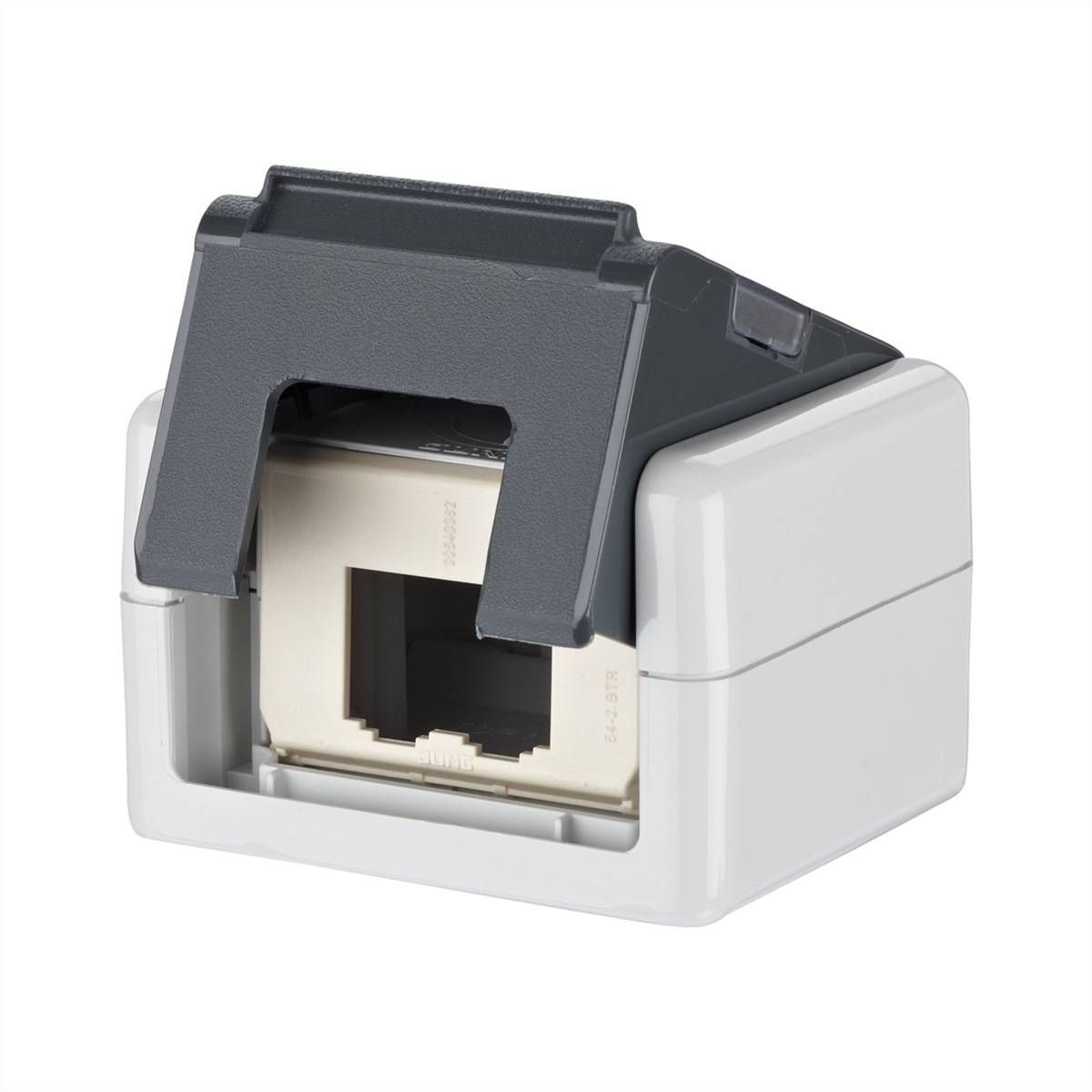 Metz Connect E-DAT - Geh&auml;use mit modularen Eins&auml;tzen  1309450003-E stopcontact zwart, grijs 1309450003-E Zwart, Grijs 1 stuk(s)