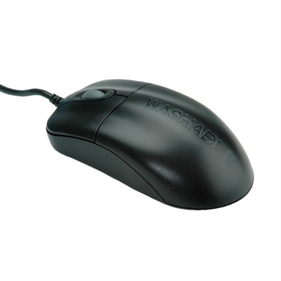 Sealshield SEAL SHIELD Silver Storm Mouse USB black Muis Kabelgebonden Optisch Zwart 3 Toetsen Stof- en waterdicht (IP68)