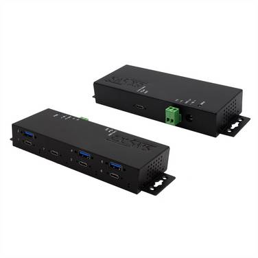 Exsys USB-Hub  USB Hub čierna