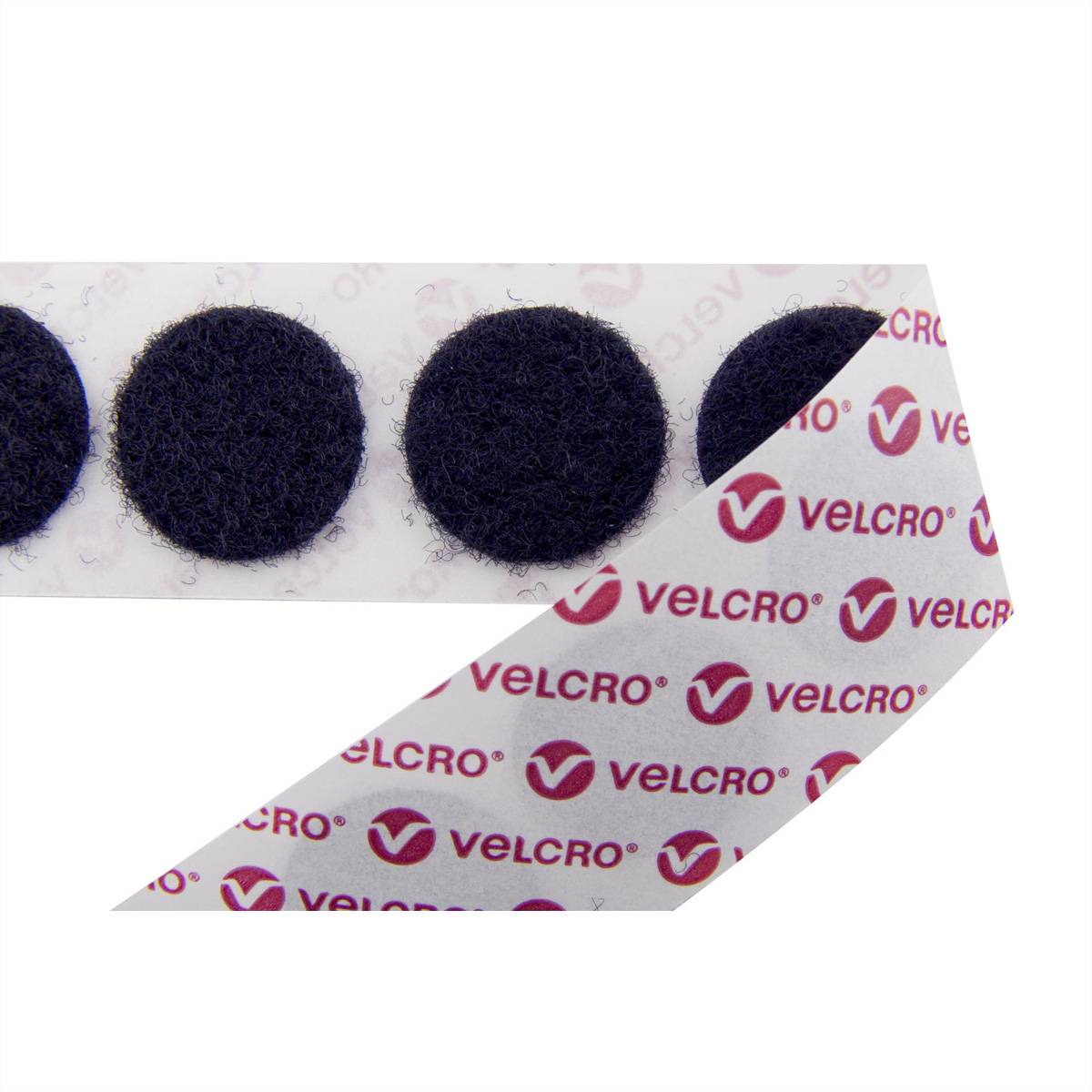 VELCRO Stick On - Selbstklebender Klettverschluss (nur Klettband mit Schlaufen) Klittenband punten Wit 1 stuk(s)