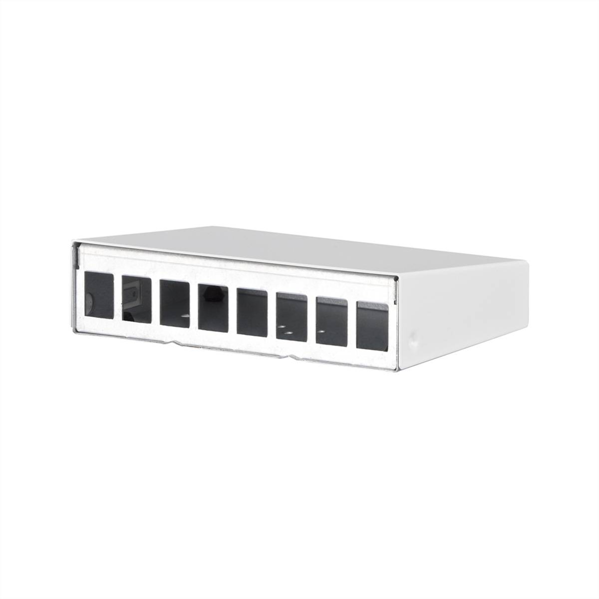 Metz Connect Keystone AP-Geh&auml;use 8 Port Zonder connectoren Wit