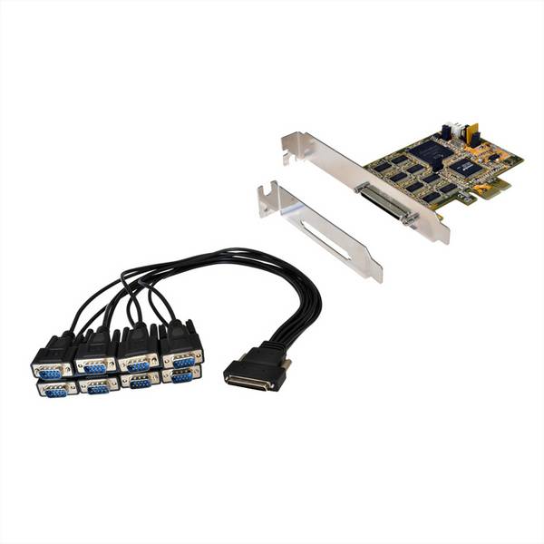 Exsys Exsys EX-44388 - Serieller Adapter - PCIe Low-Profile  karta PCI-Express