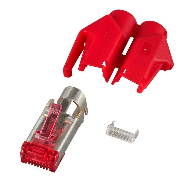 Hirose Electronic HiRose TM21 Stecker geschirmt, T&uuml;lle rot EFB Elektronik H7641.6-50 Draadverbinder RJ-45 rood H7641.6-50 Rood 1 stuk(s)