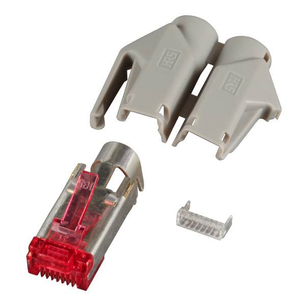 Hirose Electronic Kabel-/Adapterset EFB Elektronik H7641.12-50 kabelverbinder RJ-45 grijs, rood H7641.12-50 Grijs, Rood 1 stuk(s)
