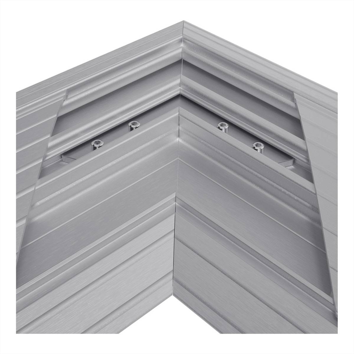 Dataflex Káblová lišta hliník strieborná (metalíza) (d x š x v) 203 x 203 x 20 mm 1 ks 31.482-2