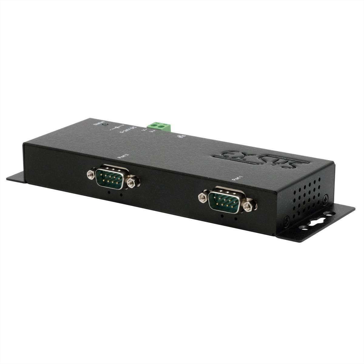 Exsys EX-6122-2  EX-6122-2 Ethernet zu Seriell 2 x Seri&euml;le consoleserver