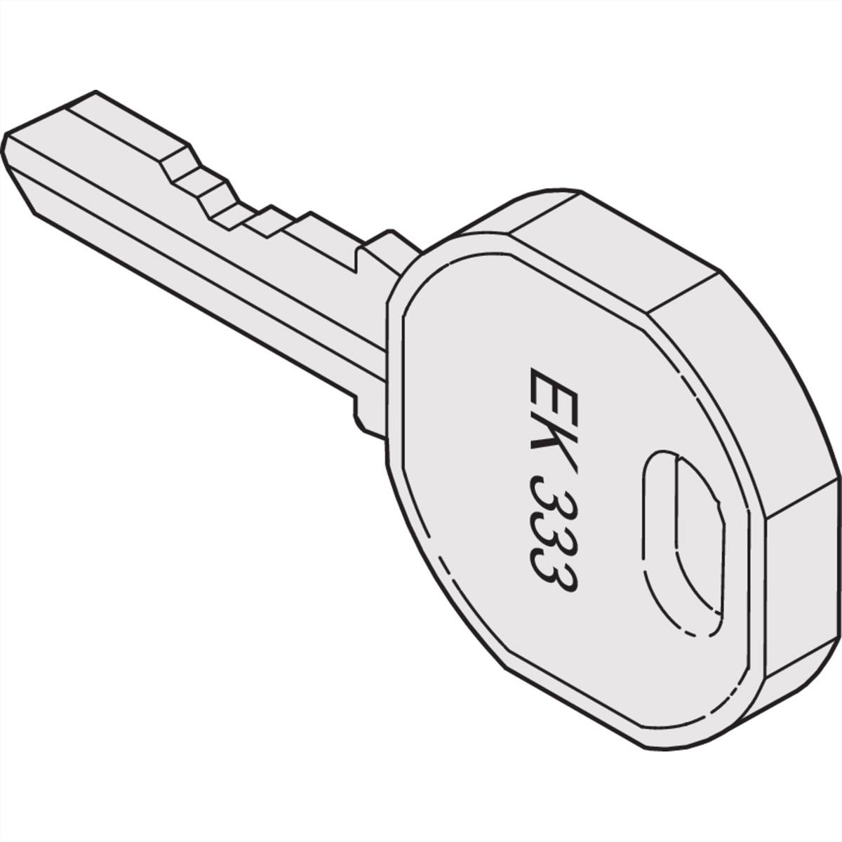 Apranet Ersatzschlüssel EK 333 1 ks-0