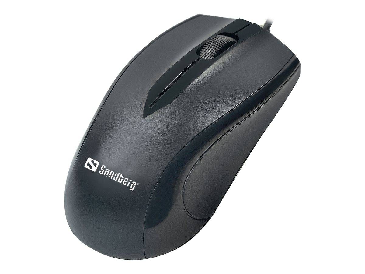 Sandberg Sandberg - Maus - optisch - 3 Tasten - kabelgebunden optická myš, prenos káblový, 3 tlačidlo, 1200 dpi, viacfar-0