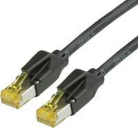 Secomp 21.05.9606 RJ45 sieťové káble, prepojovacie káble CAT 6A S/FTP 10.00 m čierna dvojžilový tienený, bez halogénov, -1