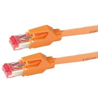 Secomp 21.05.2035 RJ45 sieťové káble, prepojovacie káble CAT 6 S/FTP 3.00 m oranžová dvojžilový tienený, bez halogénov, -1