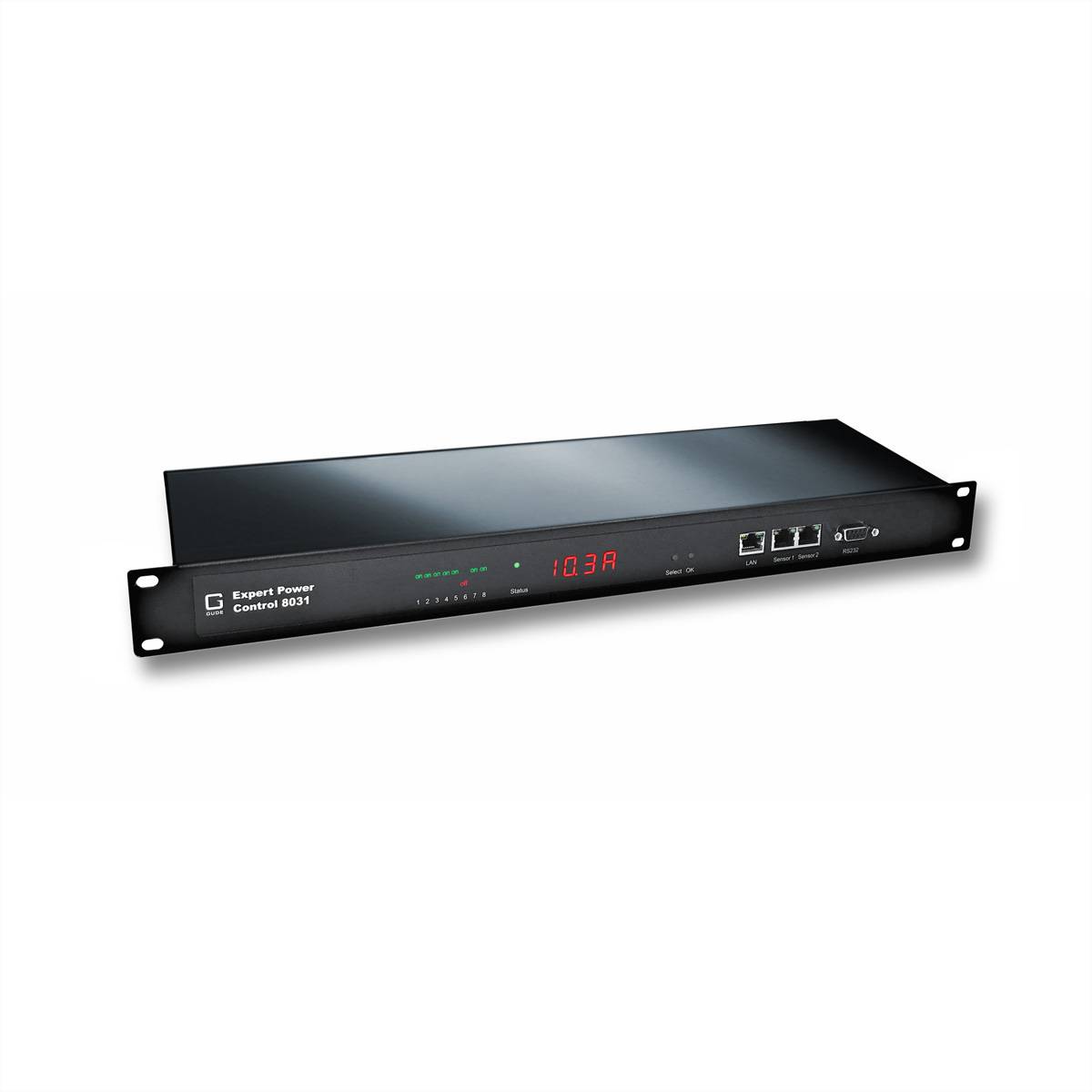 GUDE 8031-1 Stopcontact Zwart