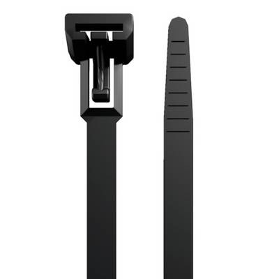 Weidmüller 1059210000, CB-R 200/7.5 BLACK, sťahovacie pásky, 7.5 mm, 200 mm, 100 ks