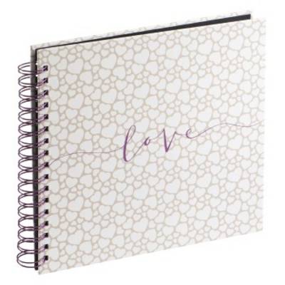 Hama 00003831 album sa špirálovú väzbou (š x v) 28 cm x 24 cm béžová, biela 40 Seiten