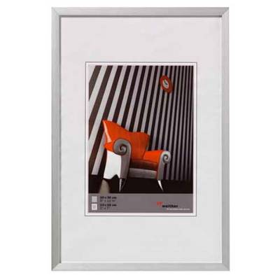 walther+ design AJ045S vymeniteľný fotorámček Formát papiera: 30 x 45 cm strieborná