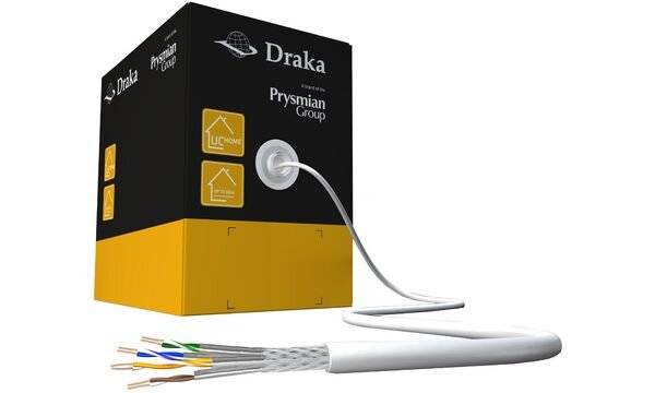 DRAKA Draka UCHome SS26 - Bulkkabel - 350 m - SFTP 21.05.4082 instalační kabel, CAT 7, S/FTP, 1 ks-1