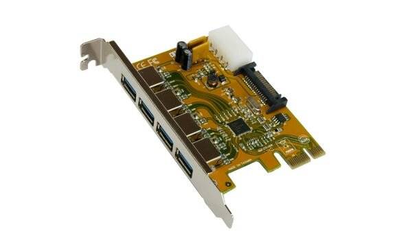 Exsys EXSYS GmbH USB 3.2 Gen1 PCIe Karte mit 4 Ports (Chip-Set Renesas) (EX-11094) karta PCI-Express-2