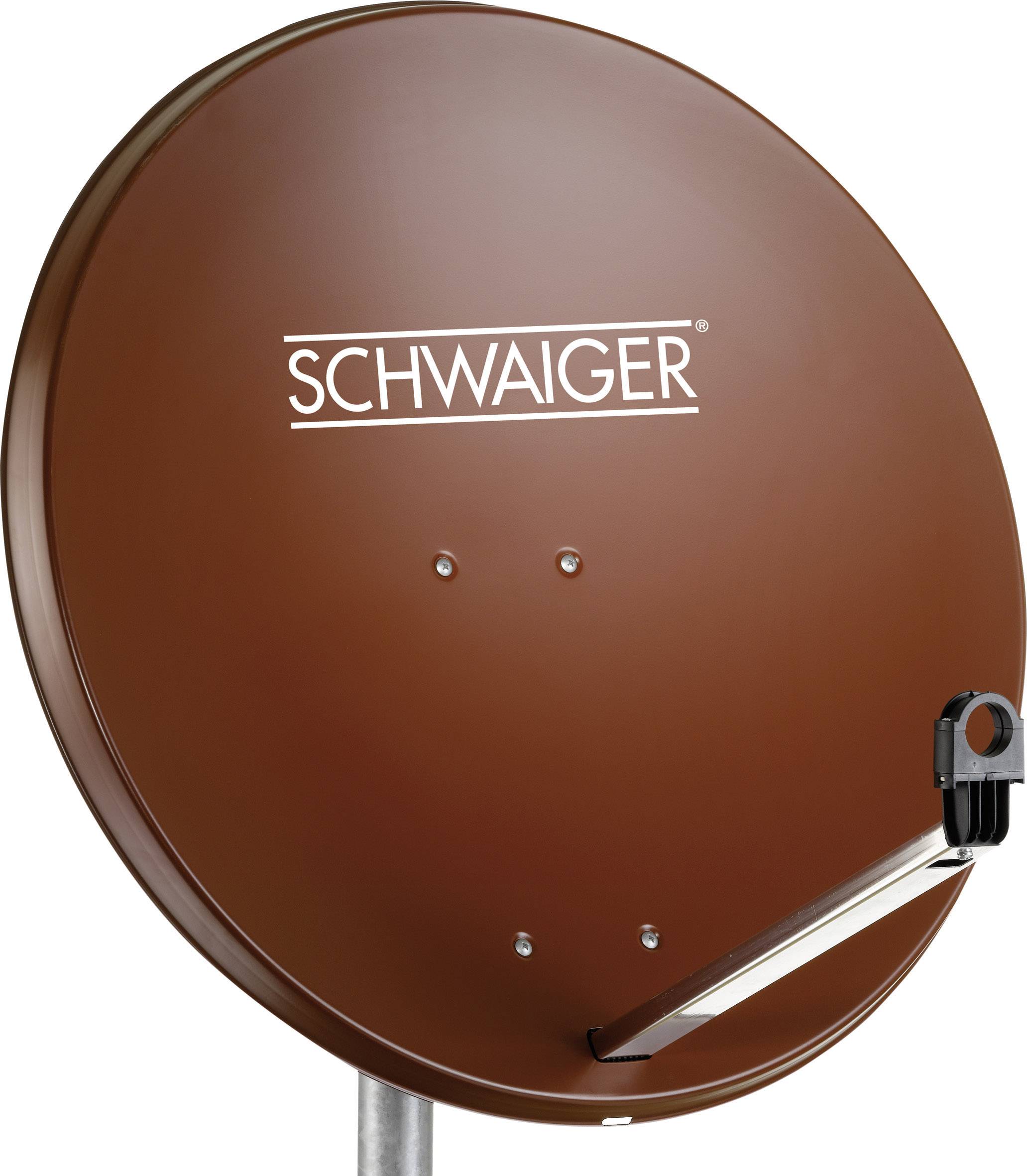 Schwaiger SPI996.2 Antenna SAT 80 cm Materiale riflettente: Acciaio Rosso mattone