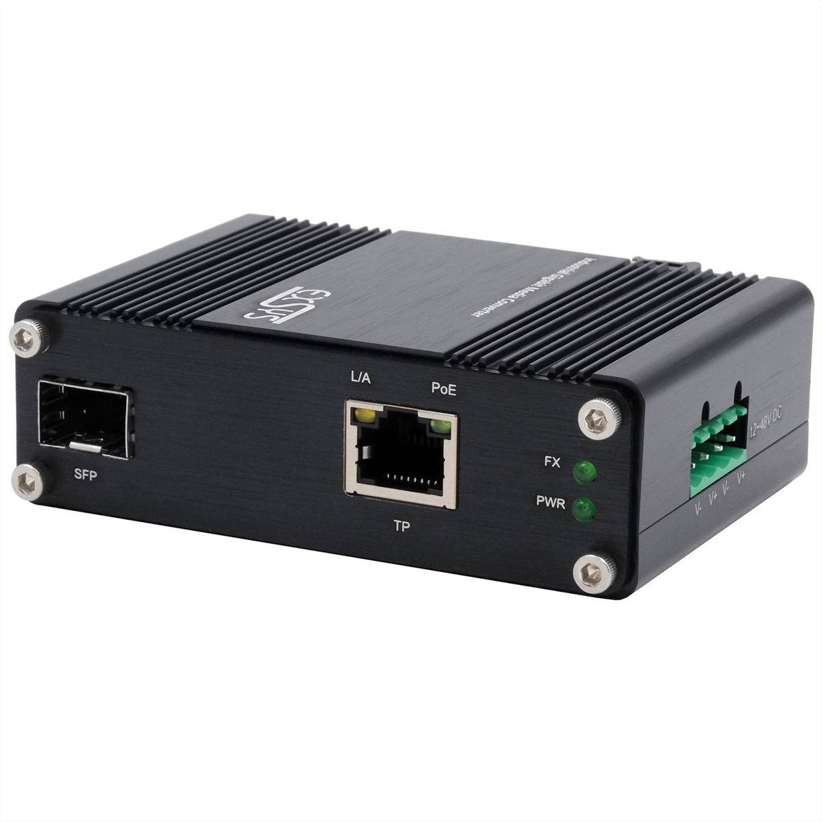 Exsys EX-60340  - EX-60340 Industrial Media Konverter - Converter - 1 Gbps Mediaconverter