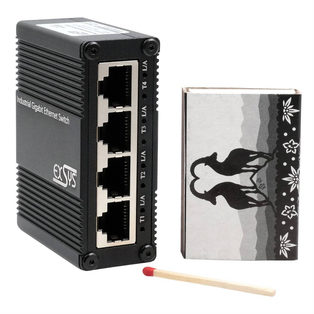 Exsys EX-62021 sieťový switch 10 / 100 / 1000 MBit/s-4
