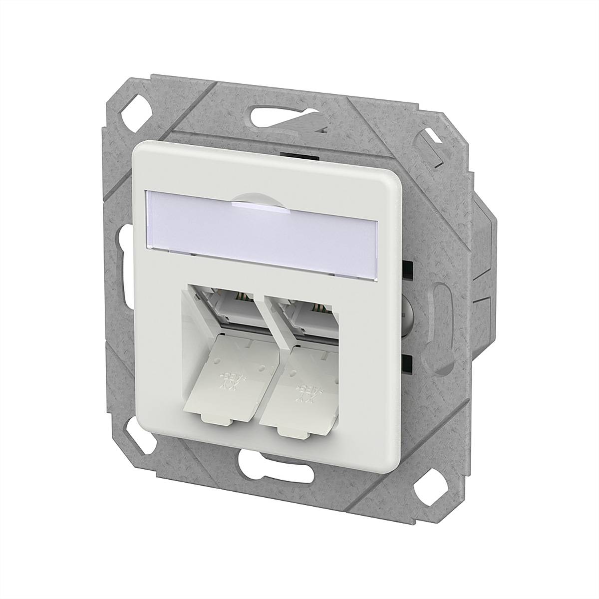 Metz Connect  130D381127-I E-DAT C6A IDC UPk verkehrswei&szlig;  130D381127-I stopcontact RJ-45 wit 130D381127-I Wit 1 stuk(s)