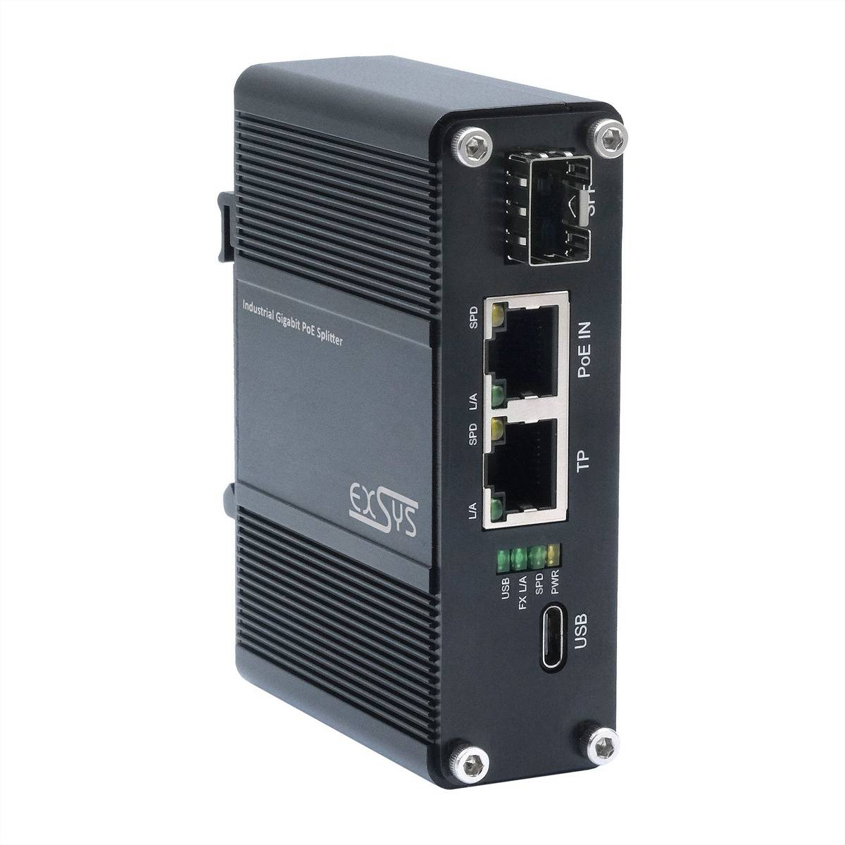 Exsys EX-60328  - PoE Splitter EX-60328 - Switch - 1 Gbps PoE-splitter