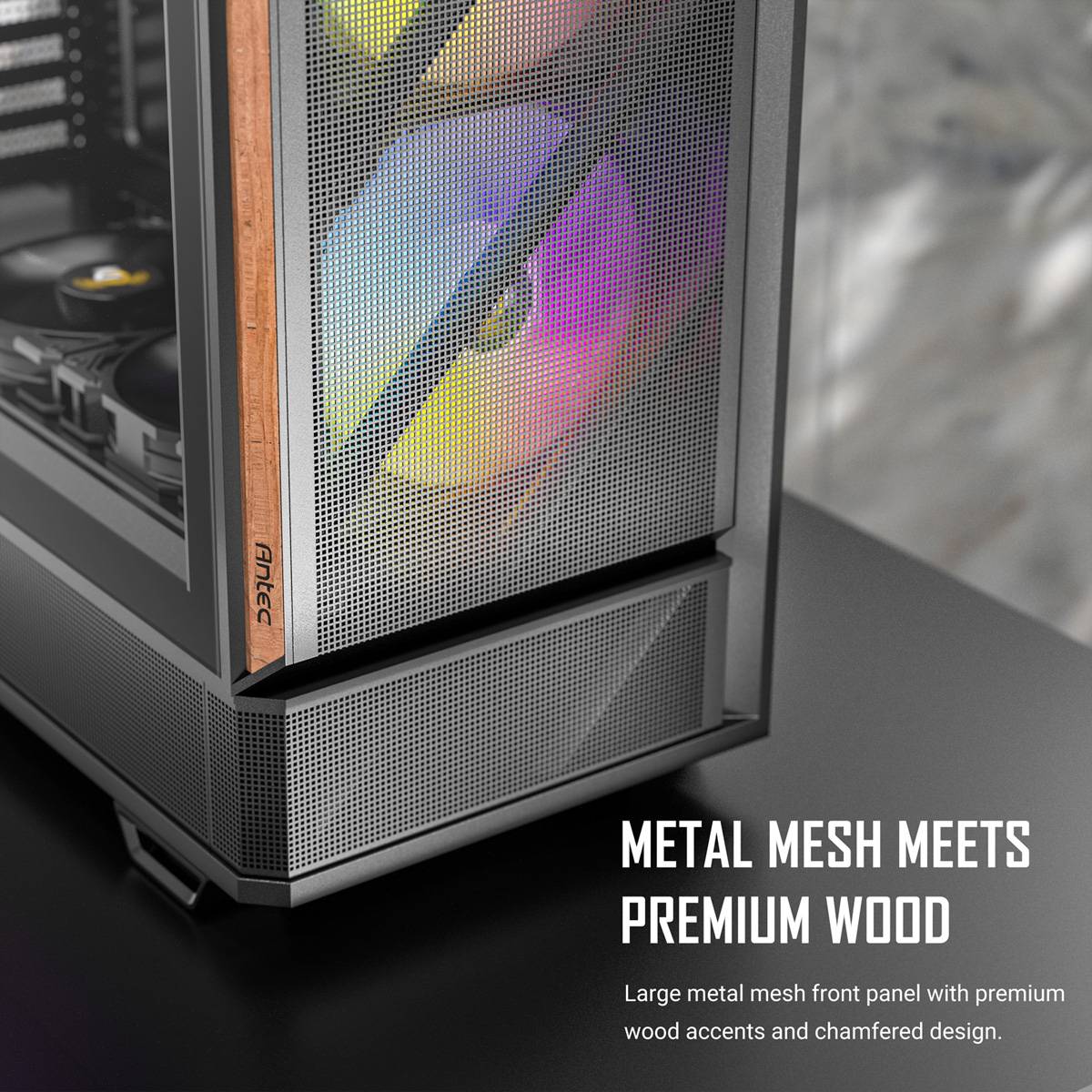 Antec ANTEC P30 ARGB, schwarz midi tower PC skrinka čierna-1