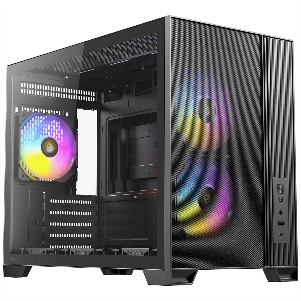 Antec ANTEC FLUX M ATX/Micro-ATX/ITX Midi Towe micro tower PC skrinka čierna-0