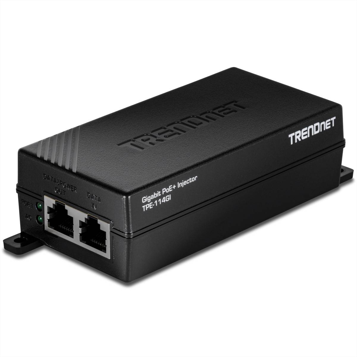 TrendNet TPE-114GI  - TPE-114GI PoE+ Injektor - Switch - Switch - 1 Gbps PoE-injector 10 / 100 / 1000 MBit/s