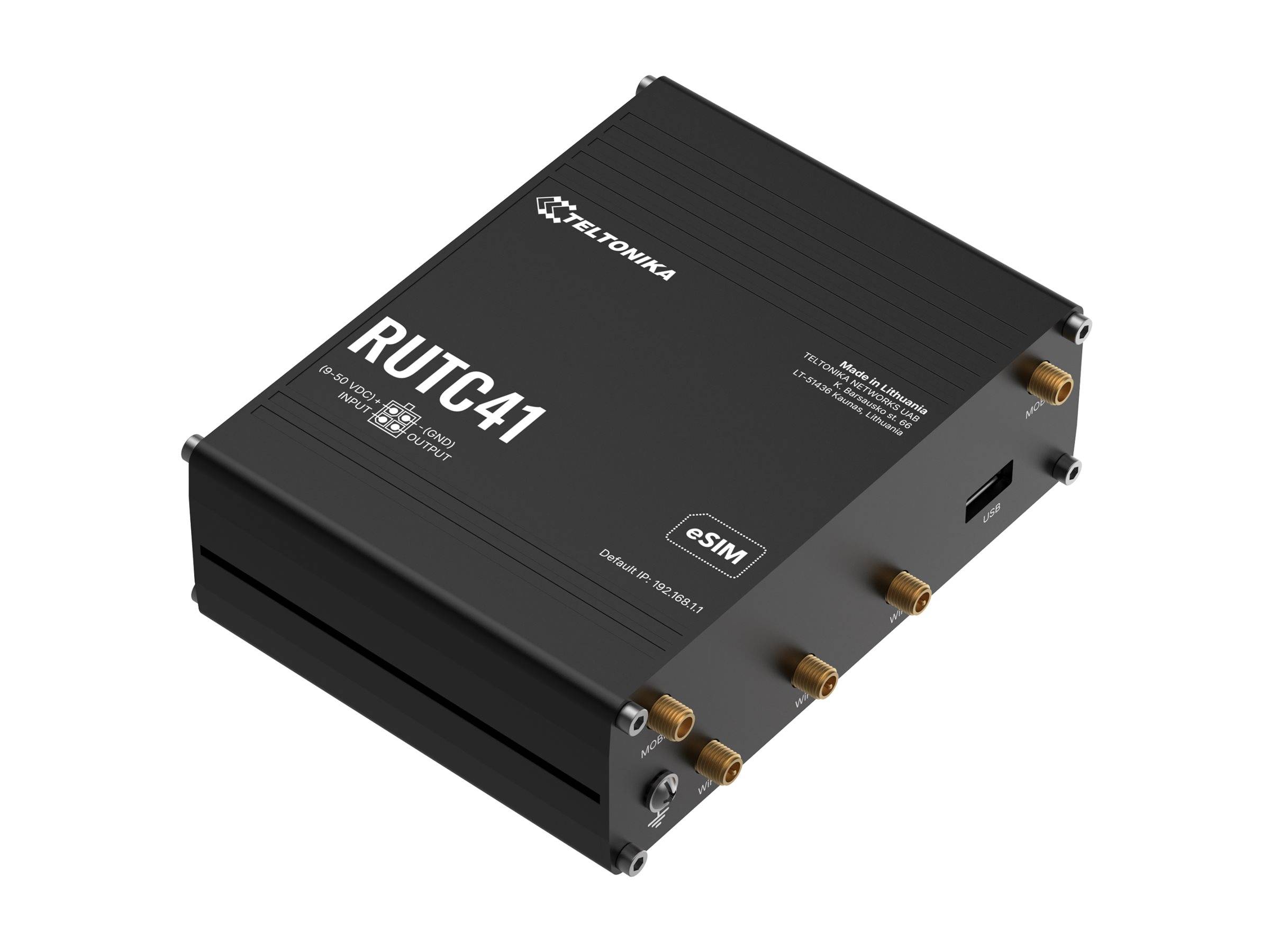 Teltonika Router  Networks RUTC41 (EU) 4G Cat 4 Edge con WiFi 6. supporto per doc Router