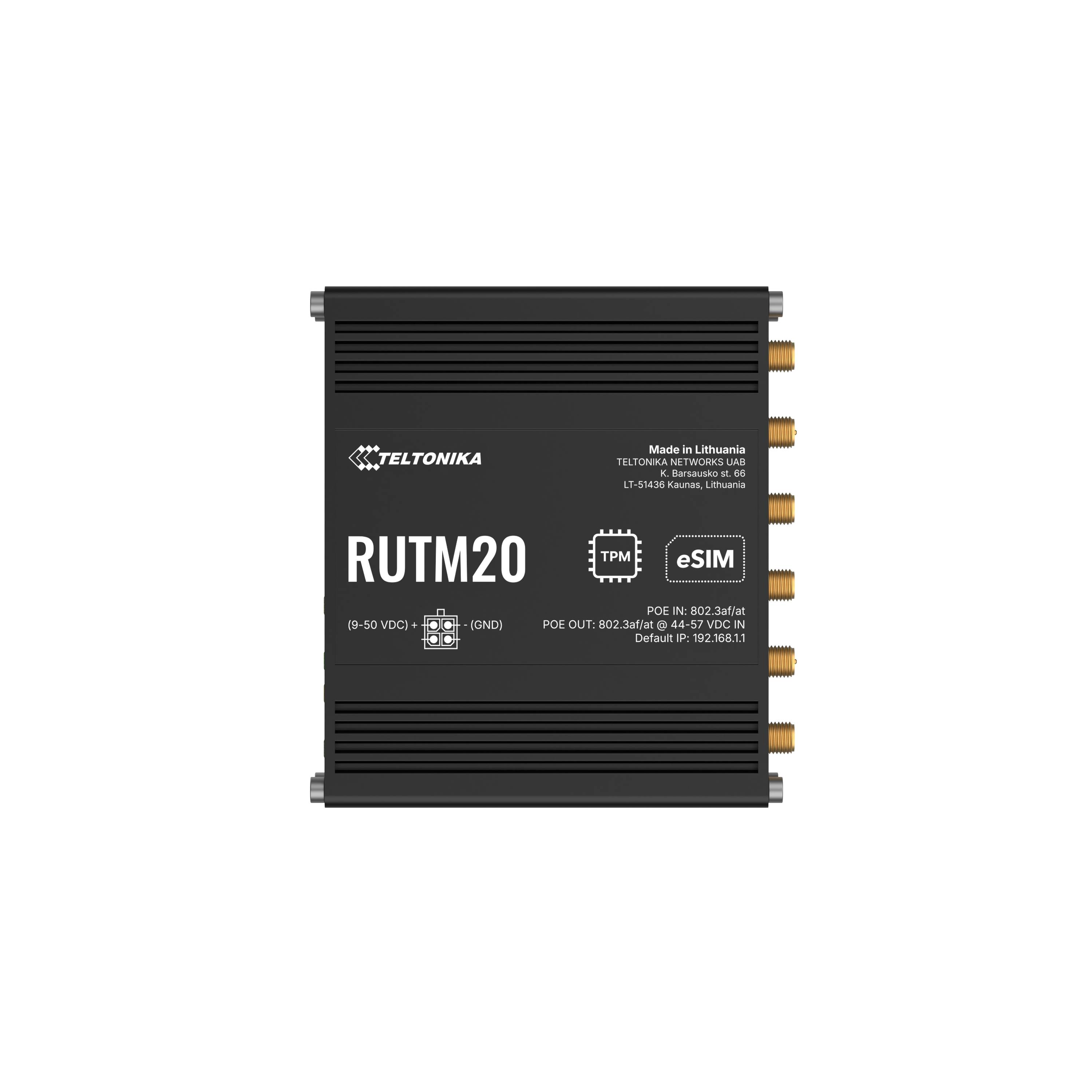 Teltonika RUTM20 5G Router PoE Dual SIM Router